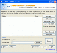 DWG PDF Converter screenshot